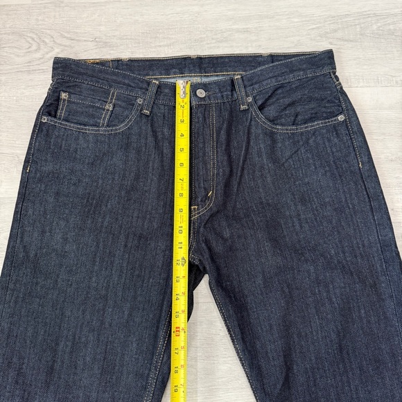 Levi's Men's 559 Deep Indigo Relaxed Straight Fit Jeans W38 - Picture 12 of 17